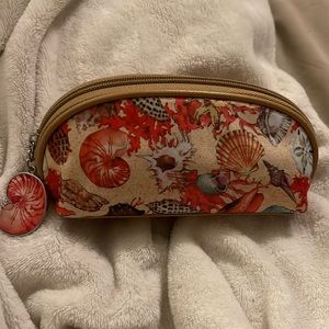 Sydney Love good/excellent condition cosmetic bag/glasses case, seashell pattern